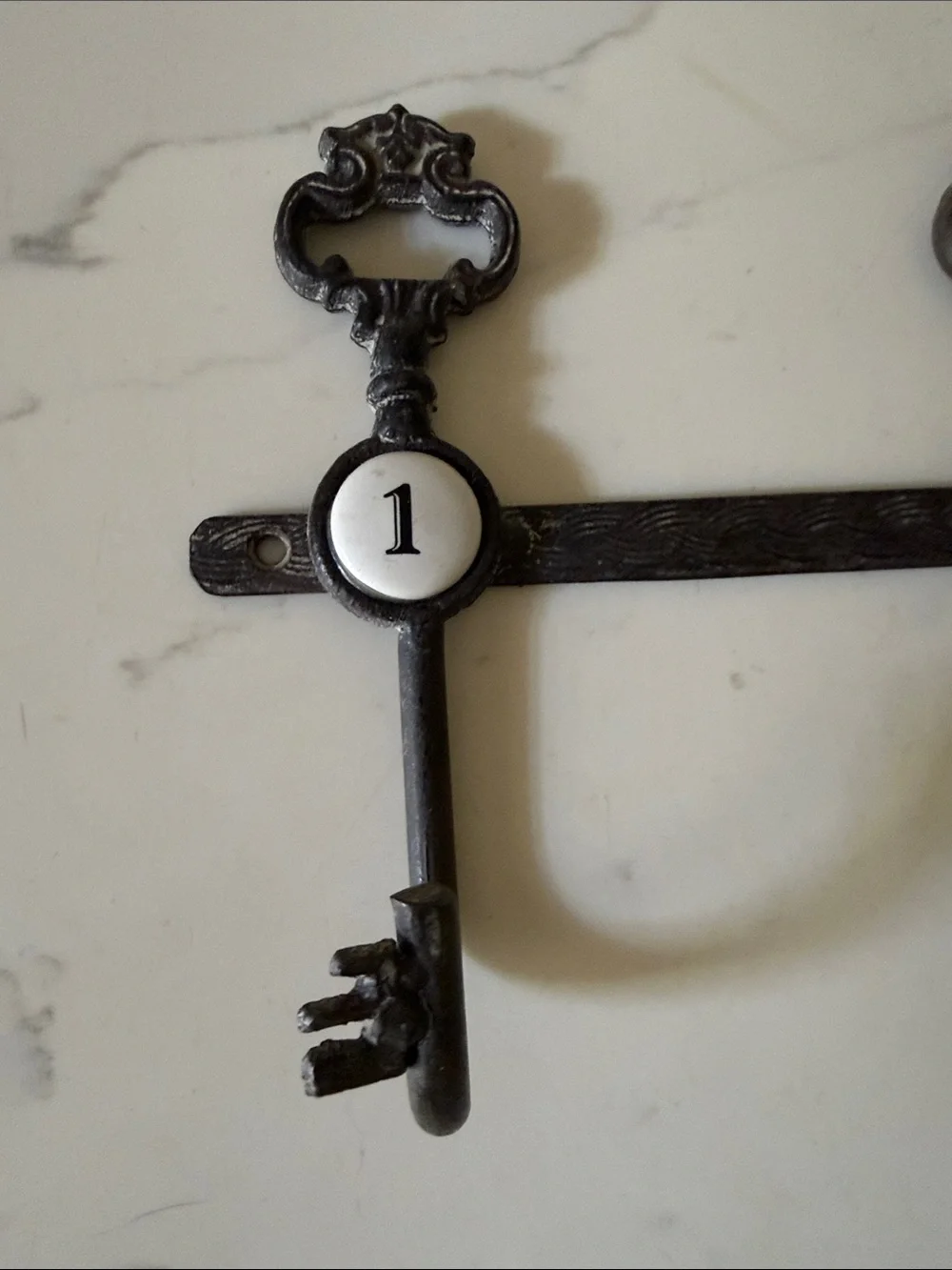 Cast Iron Key Trio Wall Hook Rack